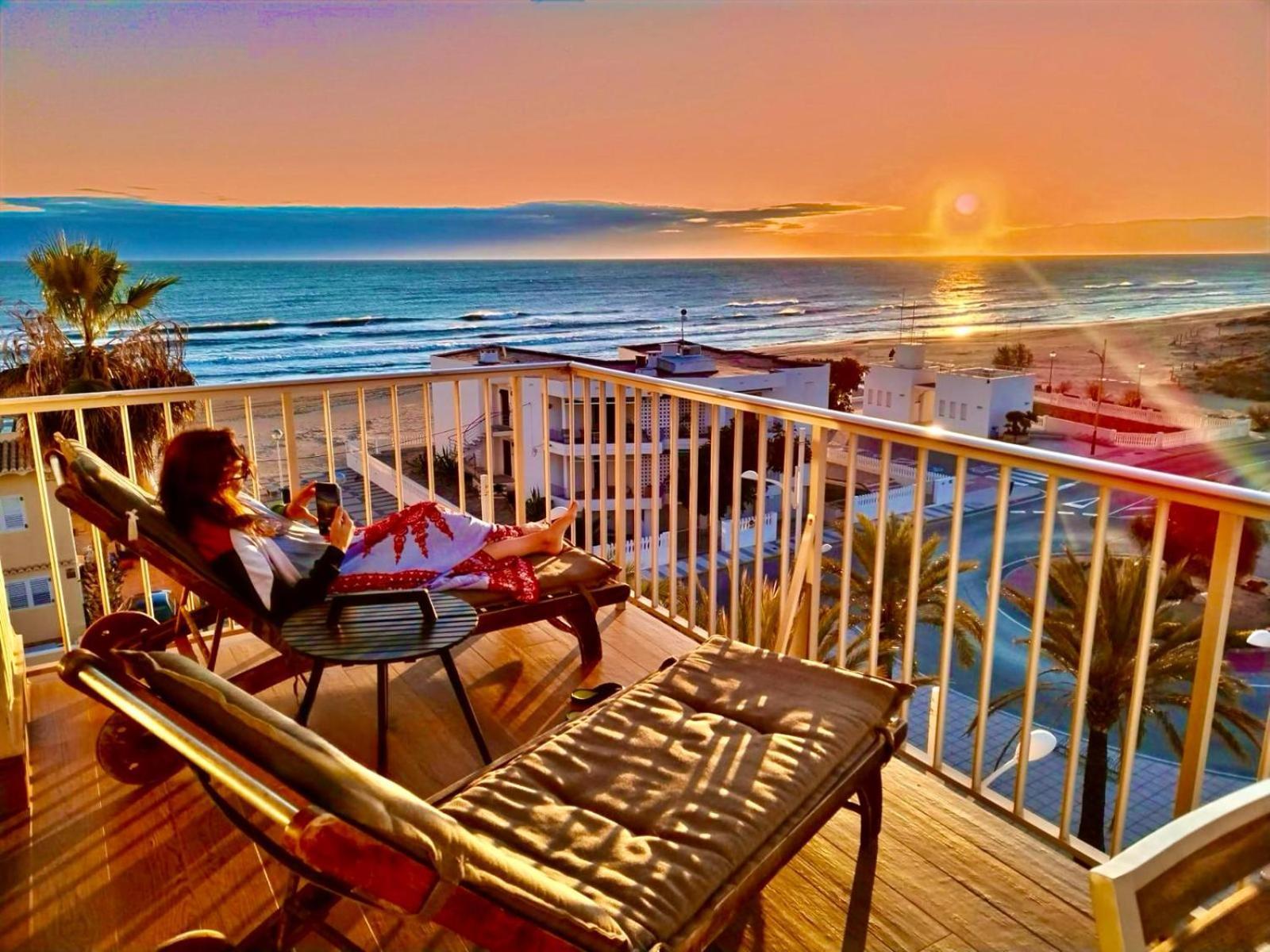 Ap-1 Ximoapartments Con Vistas Panoramicas Al Mar Oliva Exteriör bild